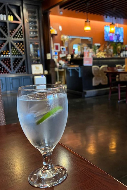 Aiyara Thai Cuisine Temecula CA Best Restaurant iced lemon tea